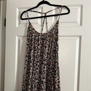 Free People spaghetti strap floral slip dress XS